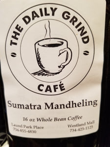 Sumatra Mandheling Grade #1 Gourmet Coffee