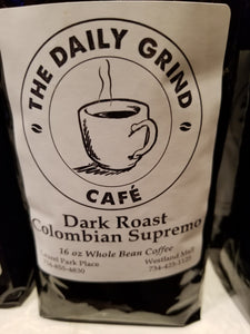 Dark Roast Colombian Supremo Gourmet Coffee