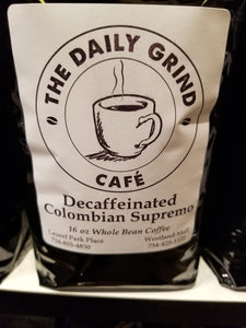 Decaffeinated Colombian Supremo Gourmet Coffee
