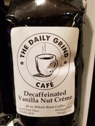 Decaffeinated Vanilla Nut Crème Gourmet Flavored Coffee